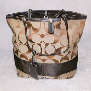 Vintage Coach Tote Bag